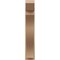 Ekena Millwork 8-in W x 32-in D x 44-in H Funston Slat Rough Cedar Woodgrain TimberThane Outlooker, Primed Tan OUTUR080X32X44FST24RCPR - alternate 3